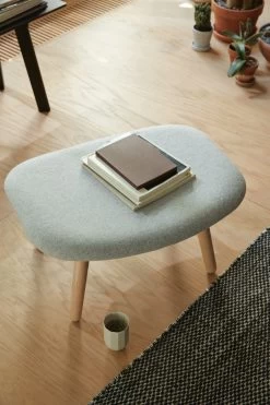 Hay About A Lounge 03 Ottoman -Hay Outlet Store W HAY 2514612 100127971 light grey matte lacquered oak v1 001