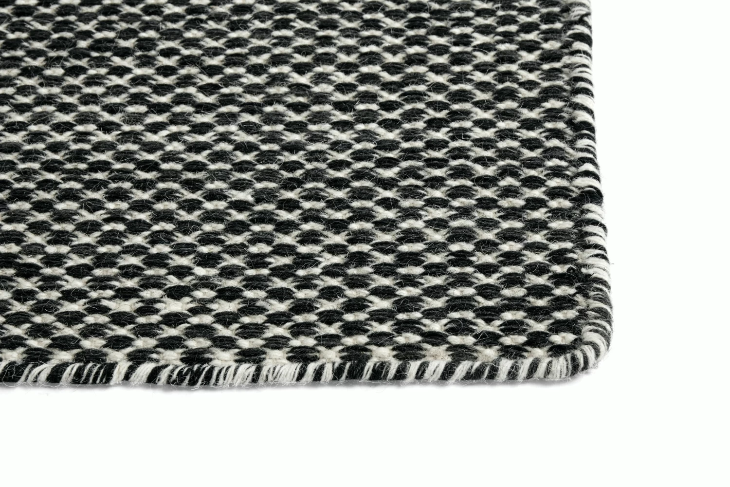 Hay Moire Kelim Rug 2 Hay Moire Kelim Rug - Image 2