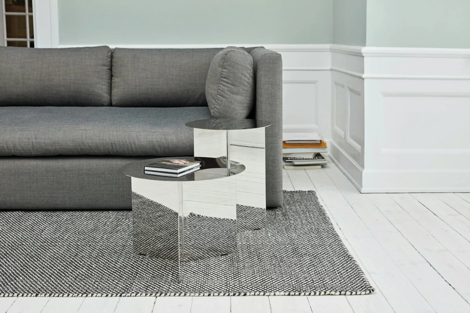 Hay Moire Kelim Rug 3 Hay Moire Kelim Rug - Image 3