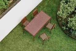 Hay Palissade Dining Set, 4 Chairs 9 Hay Palissade Dining Set, 4 Chairs -Hay Outlet Store W HAY 2517530 100374488 iron red v1 2