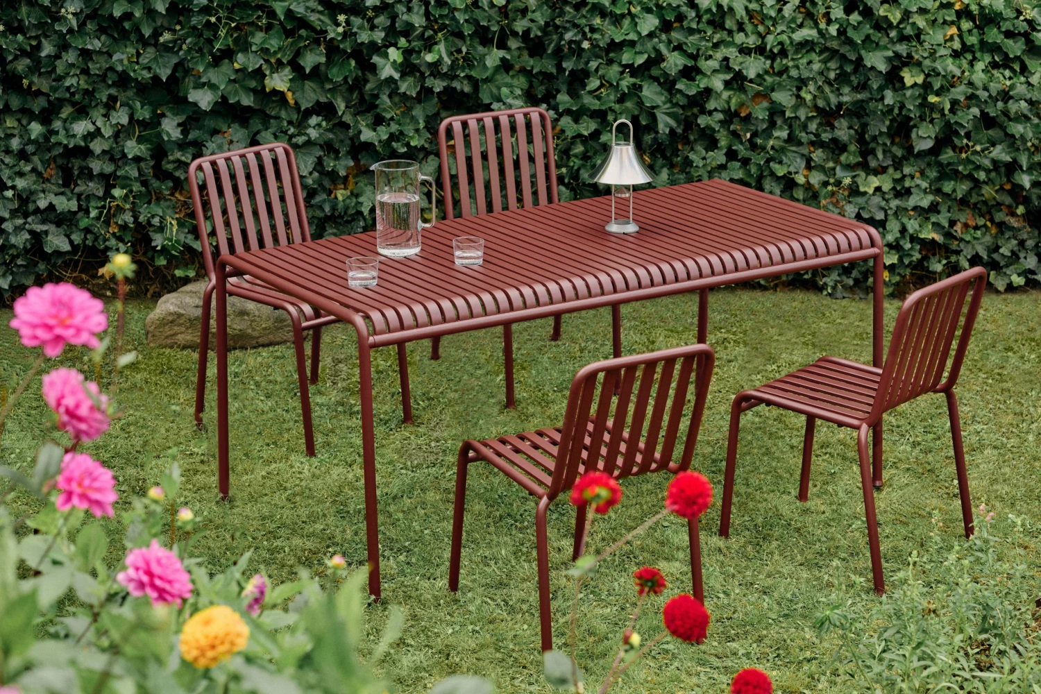 Hay Palissade Dining Set, 4 Chairs 3 Hay Palissade Dining Set, 4 Chairs - Image 3