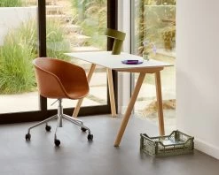 Hay About A Chair 53 Task Armchair 10 Hay About A Chair 53 Task Armchair -Hay Outlet Store W HAY 2517764 100129498 cognac alumium v1 002 1