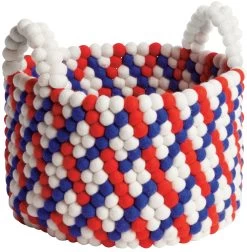 Hay Bead Basket