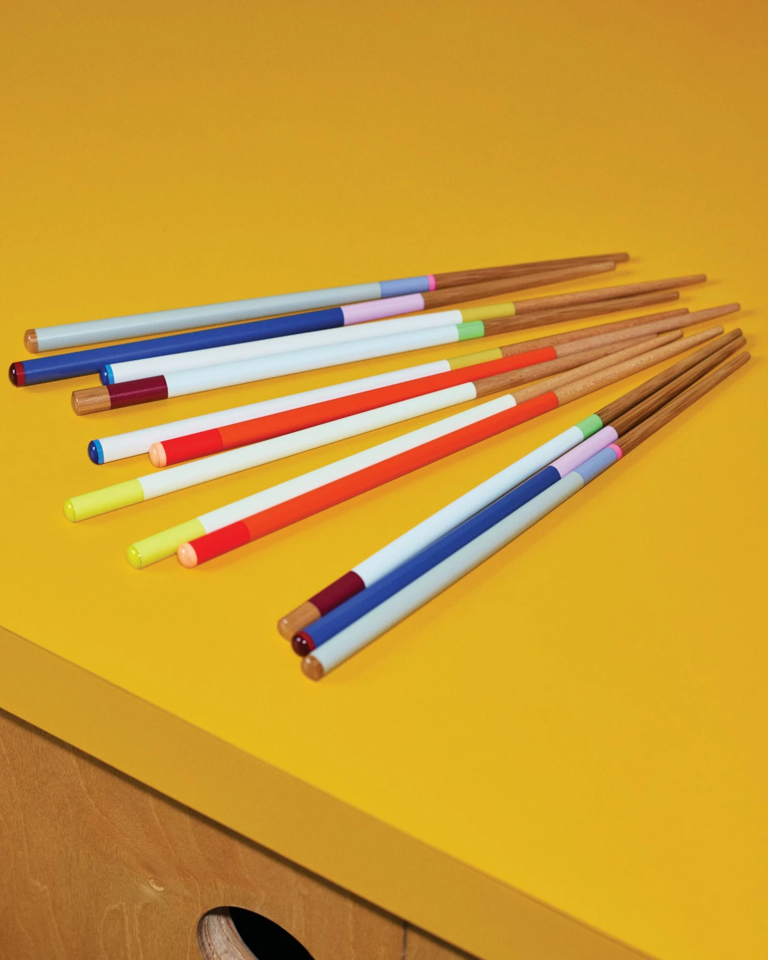 Hay Colour Chopsticks, Set Of 6 Pairs 2 Hay Colour Chopsticks, Set Of 6 Pairs - Image 2