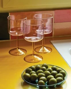 Hay Tint Wine Glasses, Set Of 2 13 Hay Tint Wine Glasses, Set Of 2 -Hay Outlet Store W HAY 2526601 100197596 pink yellow v3 001