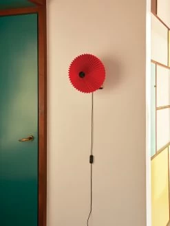 Hay Matin Wall Sconce -Hay Outlet Store W HAY 2533607 100236035 bright red v4