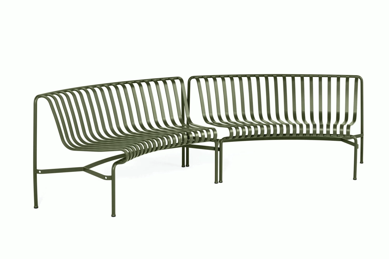 Hay Palissade Park Dining Bench 1 Hay Palissade Park Dining Bench