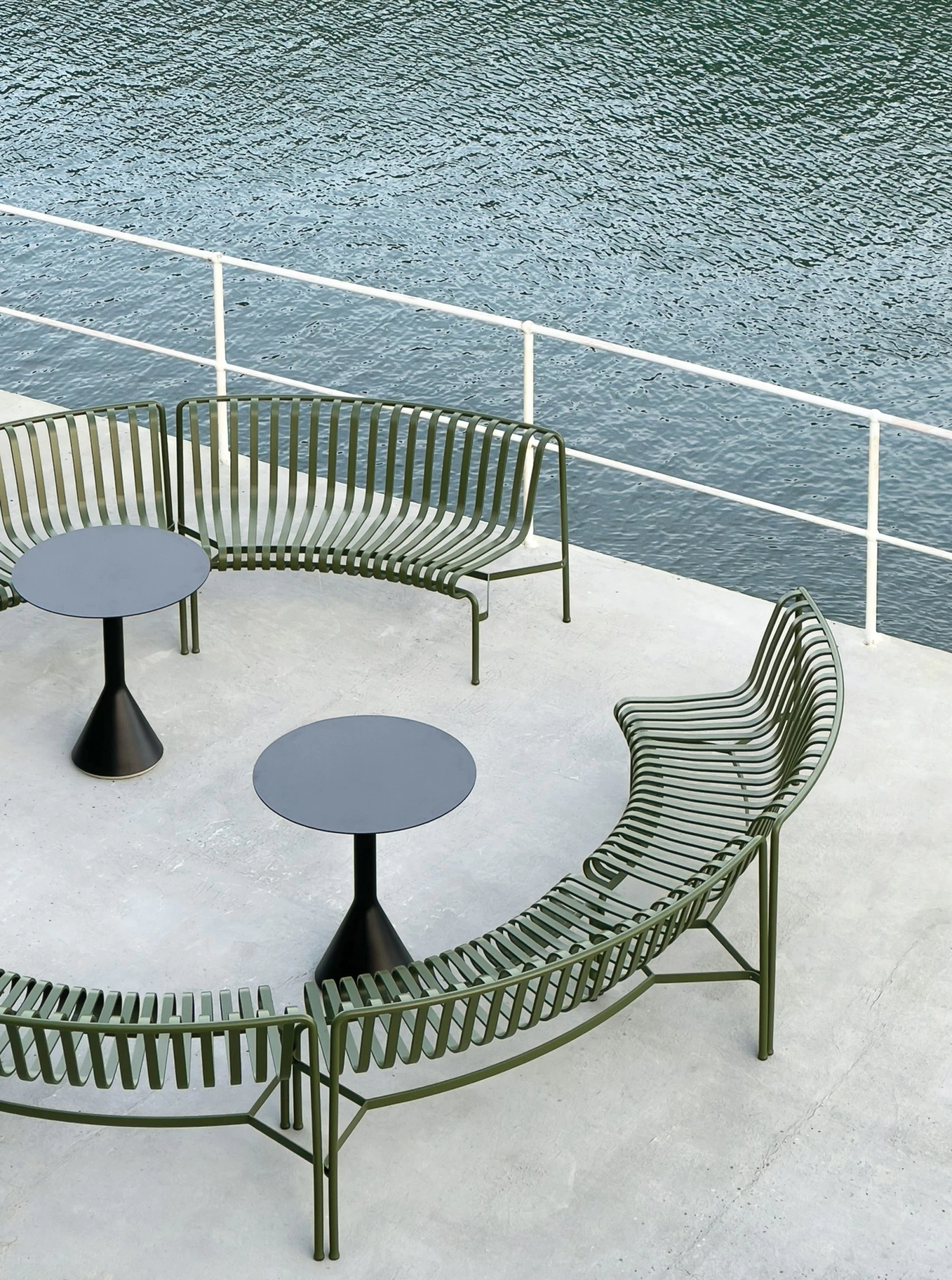 Hay Palissade Park Dining Bench 5 Hay Palissade Park Dining Bench - Image 5