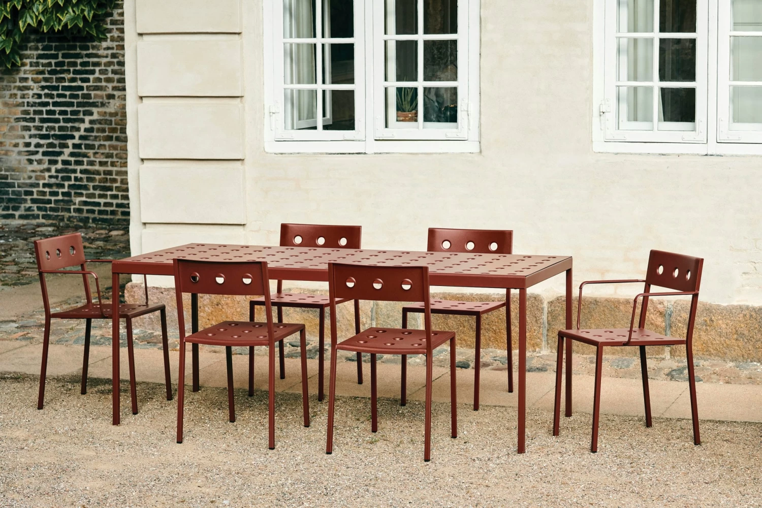Hay Balcony Dining Set, Small Table & 4 Side Chairs 2 Hay Balcony Dining Set, Small Table & 4 Side Chairs - Image 2