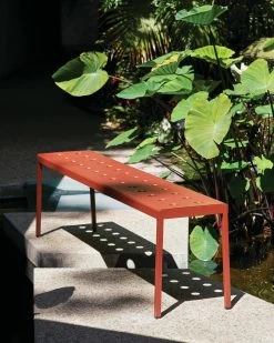 Hay Balcony Bench -Hay Outlet Store W HAY 2537829 100279060 iron red v1