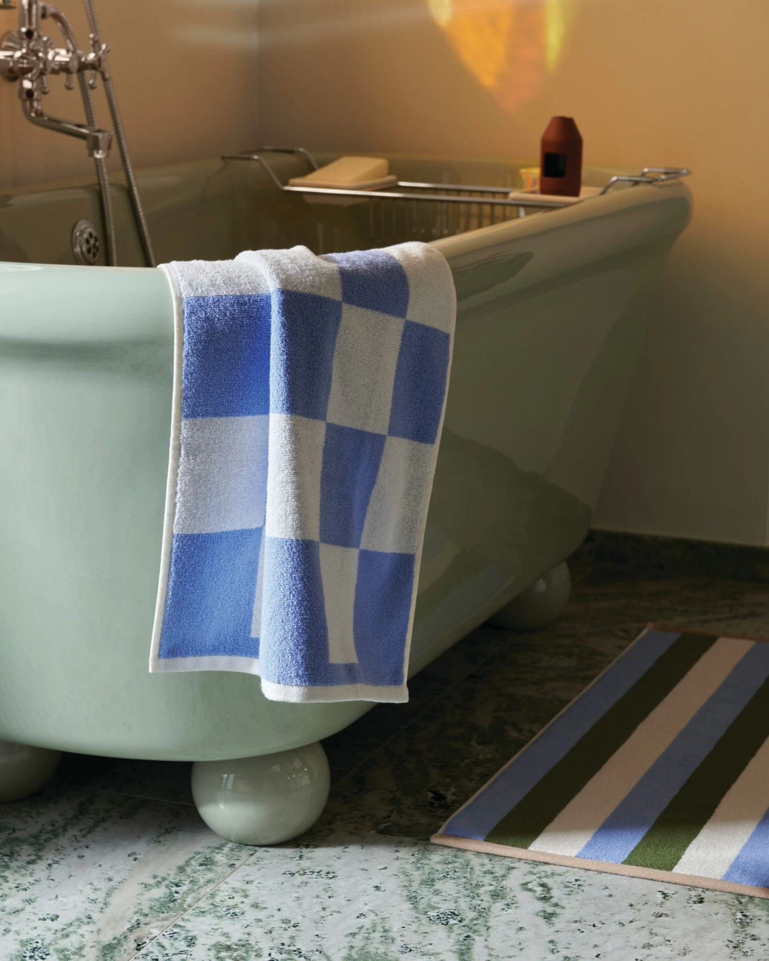 Hay Check Bath Mat 2 Hay Check Bath Mat - Image 2