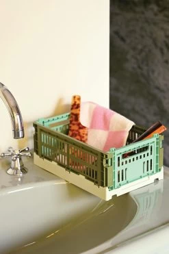 Hay Recycled Mixed Colour Crate 11 Hay Recycled Mixed Colour Crate -Hay Outlet Store W HAY 2549798 100353007 olive dark mint small v1