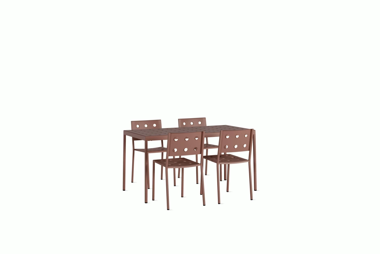 Hay Balcony Dining Set, Small Table & 4 Side Chairs 1 Hay Balcony Dining Set, Small Table & 4 Side Chairs